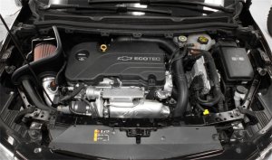 Chevrolet Cruze Performance Air Intake - K&N Engineering - Typhoon Short Ram - Silver - `17-`19